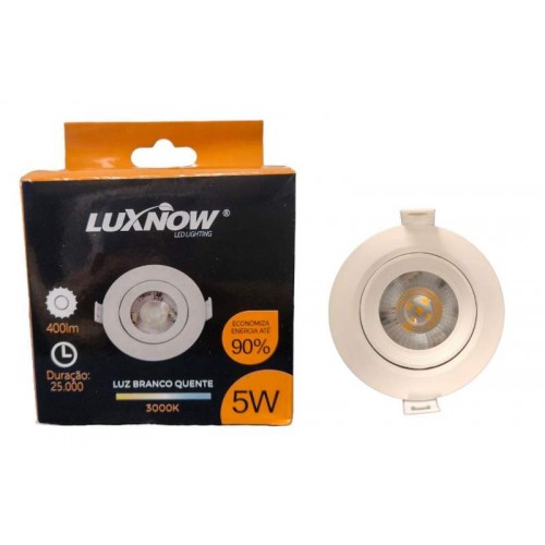 SPOT RED.MOVEL LED  5W 3000K LUXNOW