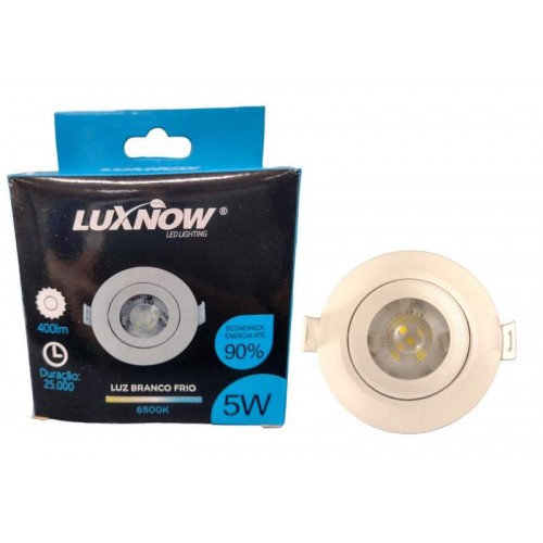 SPOT RED.MOVEL LED  5W 6500K LUXNOW