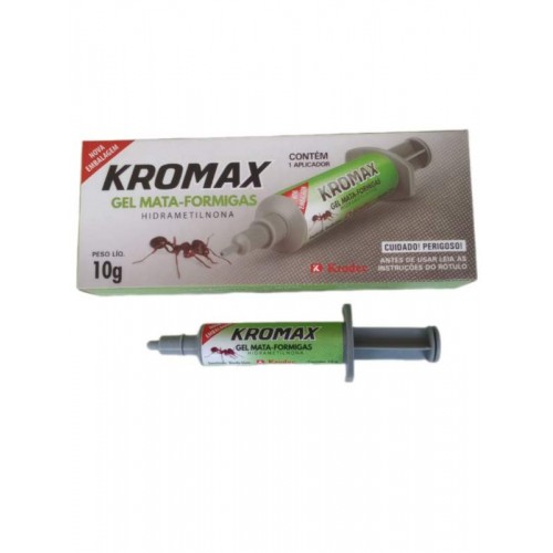 VENENO PARA FORMIGA GEL SERINGA 10G KROMAX