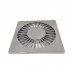 GRELHA 10CM PVC QUADRADA CROMADA GRAP 4503