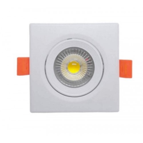 SPOT LED  3W 3K QUADRADO MOVEL 75MM