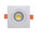 SPOT LED  3W 3K QUADRADO MOVEL 75MM