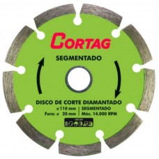 18349 - DISCO DE CORTE DIAMANTADO SECO SEGMENTADO CORTAG 60973
