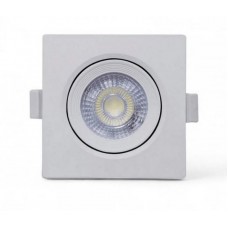 18639 - SPOT LED  7W 6K QUADRADO MOVEL 90MM