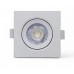 SPOT LED  5W 3K QUADRADO MOVEL 90MM 