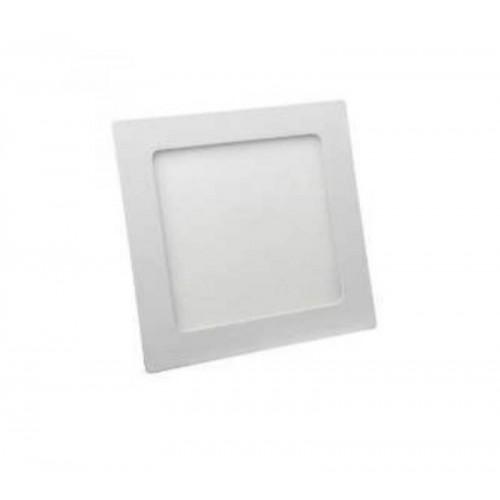 PLAFON PAINEL LED 12W 6K EMBUTIR 17 X 17CM BRANCO QUADRADO 