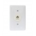 CONJUNTO 4X2 TELEFONE RJ11 BRANCO ILUMI 2565