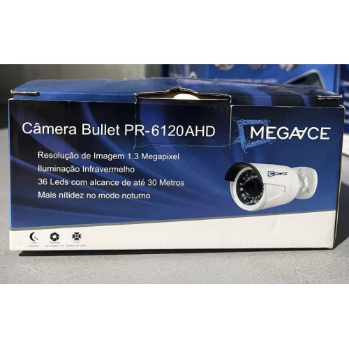 CAMERA SEGURANCA BULLET PR-6120AHD MEGAACE