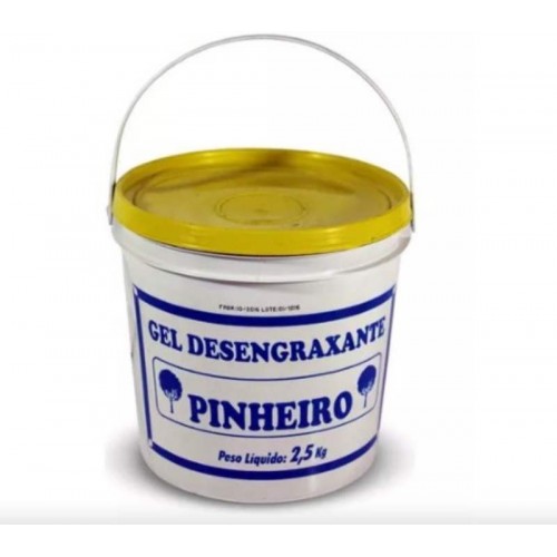 GEL DESENGRAXANTE AMARELO EM PASTA 2,5KG POTE PINHEIRO