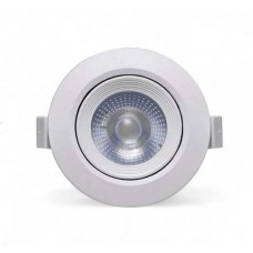 19836 - SPOT LED  5W 3K REDONDO MOVEL 90MM