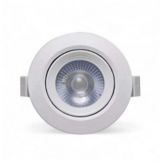 19837 - SPOT LED  5W 6K REDONDO MOVEL 87MM