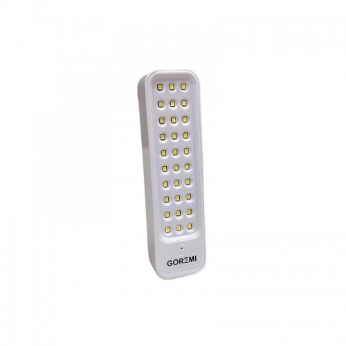 LUMINARIA DE EMÊRGENCIA LED 6K 30 LEDS BIVOLT RECARREGÁVEL 