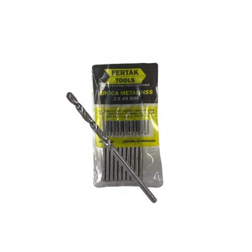 BROCA ACO RAPIDO  2,0 MM 10 PCS FERTAK