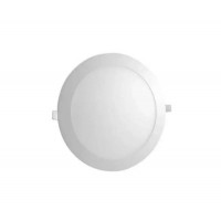 21137 - PLAFON PAINEL LED 18W 6K EMBUTIR 22 X 22CM BRANCO REDONDO 