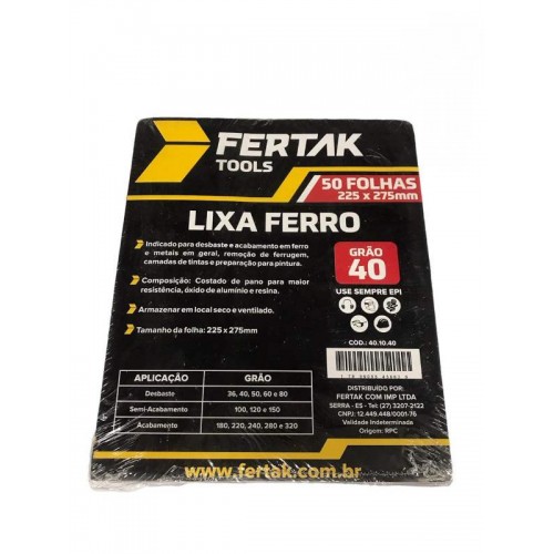 LIXA FERRO  40   C/50 FERTAK 1040