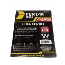 21615 - LIXA FERRO 120 COM 50 FOLHAS FERTAK 1120