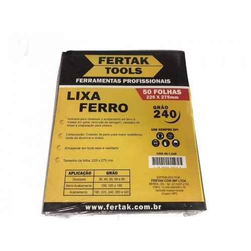 LIXA FERRO 240   C/50 FERTAK 1240