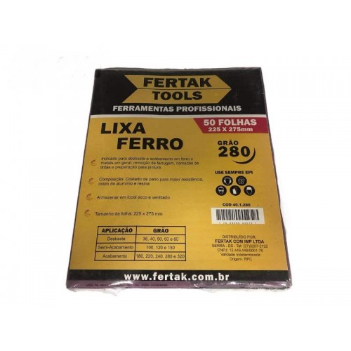 LIXA FERRO 280   C/50 FERTAK 1280