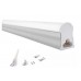 LED TUBULAR T5 60CM 10W 3K COM CALHA