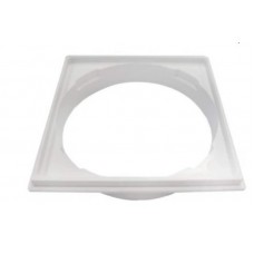 21735 - PORTA GRELHA QUADRADA 10CM BRANCO PLASTILIT 2137