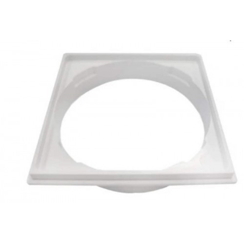 PORTA GRELHA QUADRADA 10CM BRANCO PLASTILIT 2137