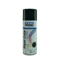 21924 - TINTA SPRAY PRETO FOSCO SUPER COLOR USO GERAL 350ML TEKBOND