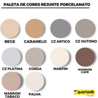 22028 - REJUNTE CERAMICA CINZA PLATINA 1KG QUARTZOLIT