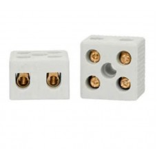 22242 - CONECTOR PORCELANA  6MM  BIPOLAR  6A 250V FERTAK