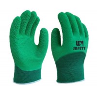 22271 - LUVA DE PANO EMBORRACHADA MULTRUBBER SOFT GREEN TAMANHO G LDI SAFETY 4010S C.A. 42409