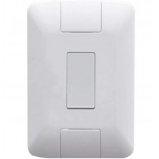 22342 - CONJUNTO ARIA 4X2 DE 1 INTERRUPTOR SIMPLES BRANCO TRAMONTINA 57241/001 