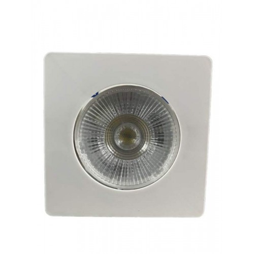 SPOT LED  7W 6K QUADRADO FIXO 90MM