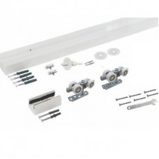 22358 - KIT SOBREPOR 2MT COM 4 RODAS BRANCO 35X35MM SUPORTA ATÉ 80KG PERFIL KSB2-4R