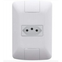 22416 - CONJUNTO ARIA 4X2 DE 1TOMADA (2P+T) 20A BRANCO TRAMONTINA 57241/013