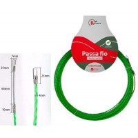 22537 - PASSA FIO HELICOIDAL PROFISSIONAL 15MT LINHA PESADA 4MM TRAÇÃO 150KG ROHDINA 