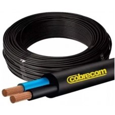 22549 - CABO PP FLEXICOM 2 VIAS X 1,5MM COBRECOM ROLO DE 100 METROS