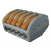 22635 - CONECTOR DE EMENDA E DERIVAÇÃO 5 POLOS 0,2-4MM² LUKMA 66003