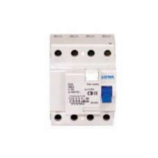 22678 - IDR INTERRUPTOR DIFERENCIAL RESIDUAL 63A 4 POLOS 415V 30MA LUKMA 39006