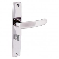 22-2929 - FECHADURA PORTA DE MADEIRA ALIANÇA 2800/41 PARA BANHEIRO INOX POLIDO