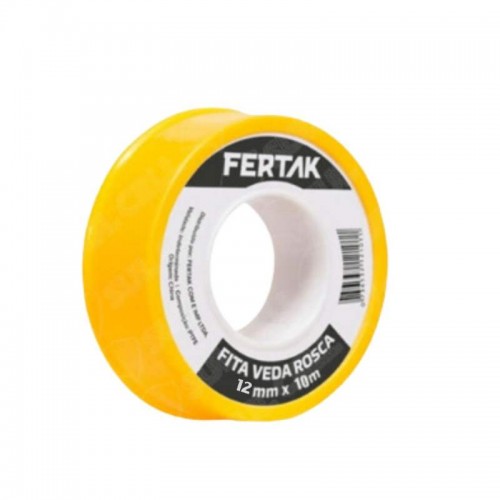 FITA VEDA ROSCA 12MM X 10 METROS FERTAK 31210