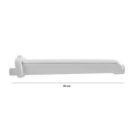 22937 - BRAÇO DE 30CM PARA CHUVEIRO ELÉTRICO EM PVC BRANCO ASTRA BCE30*BR1 