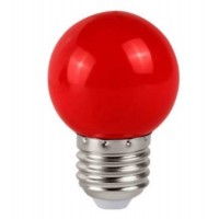 22971 - LÂMPADA BOLINHA LED 3W VERMELHA G45