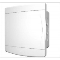 23028 - QUADRO DE DISTRIBUIÇÃO PARA 4 DISJUNTORES DIN COM PORTA BRANCA SEM BARRAMENTO TIGRE 33046979