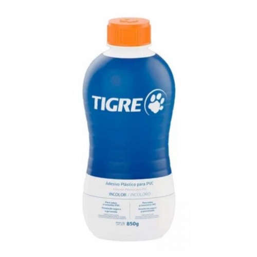 COLA ADESIVA FRASCO 850G PARA PVC TIGRE 53020178