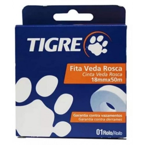 FITA VEDA ROSCA 18MM X 50 METROS TIGRE 54501951