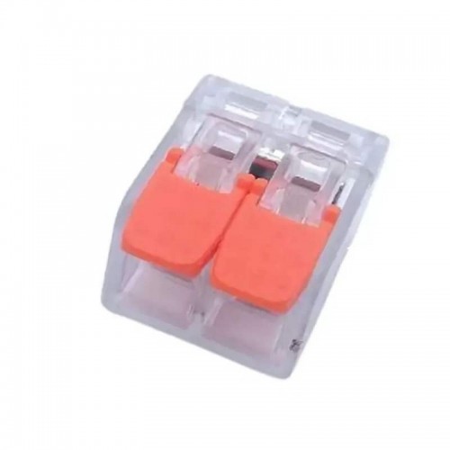 CONECTOR EMENDA DE DERIVAÇÃO TRANSPARENTE 2 POLOS 5-4MM² PCT-612 RA 141