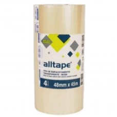 22-1542 - FITA ADESIVA 48MM X  45MT TRANSPARENTE 4PC ALLTAPE