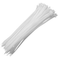 15841 - ABRAÇADEIRA DE NYLON 2,5 X 150MM BRANCA PACOTE COM 100 PEÇAS EDA 8ND