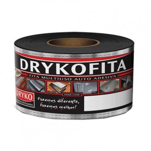 IMPERMEABILIZANTE DRYKOFITA VEDATUDO ADESIVA 10CM X 10MT DRYKO