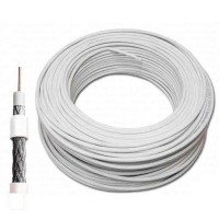 16288 - FIO COAXIAL 67% RGC06 BRANCO STE 100MT