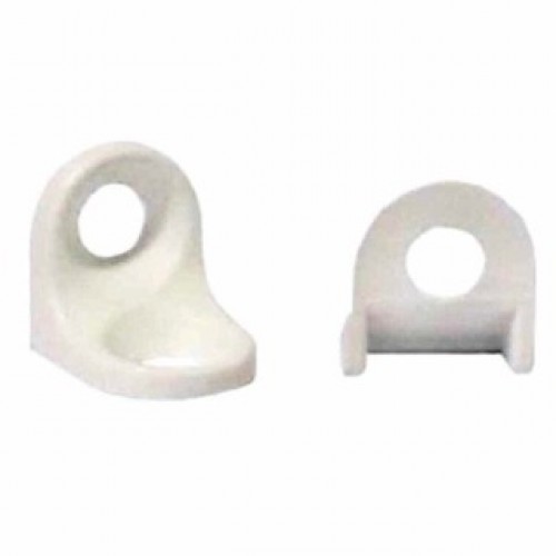 SUPORTE PRATEL.2 FUROS BRANCO 317-100PC